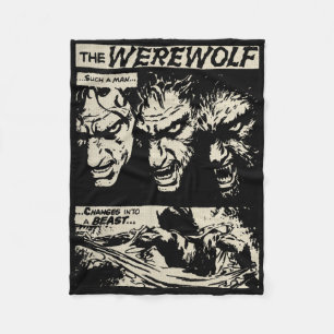Clic Horror Movie Monster Horror Comic Werewolf Ma Fleecedecke