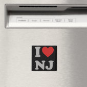Clic I Love Nj Y2k Souvenir I Heart New Jersey Magnet (In Situ (Geschirrspüler))