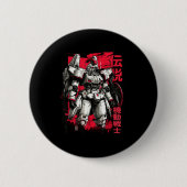 Clic Japanese Legendary Mecha Warrior Robot  Button (Vorderseite)