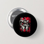 Clic Japanese Legendary Mecha Warrior Robot  Button (Vorne & Hinten)