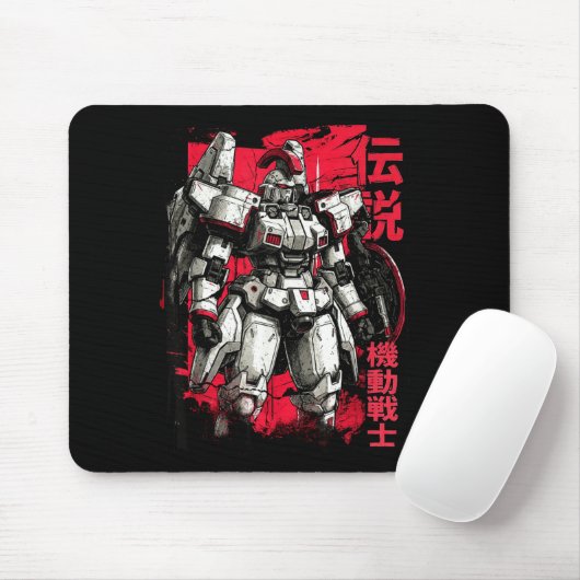 Clic Japanese Legendary Mecha Warrior Robot Mousepad (Mit Mouse)