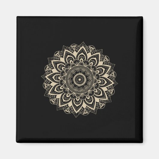 Clic Mandala Style 86 47 Subtle Anti Trump Resist Magnet (Vorne)