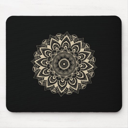 Clic Mandala Style 86 47 Subtle Anti Trump Resist Mousepad (Vorne)