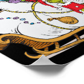 Clic Max With Sleigh T Shirt Poster (Ecke)