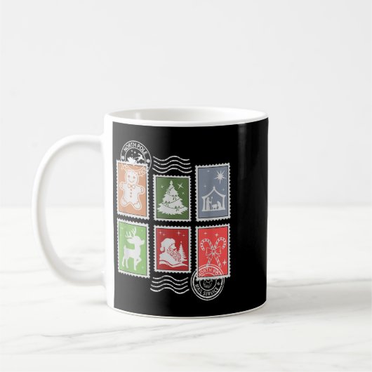 Clic Stage Stamps Christmas Mail Kaffeetasse (Links)
