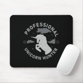 Clic Unicorn Jagdsaison - ein schmutziges Poly Uni Mousepad (Mit Mouse)