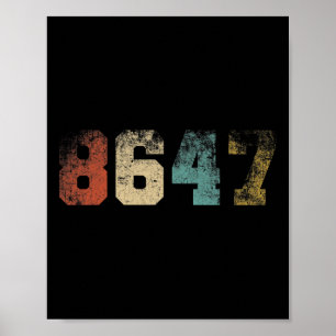Clic Vintage 80er Jahre Stil 86 47 4. Juli Grunge Poster