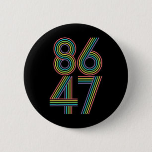 Clic Vintage Resist Trump 8647  Button