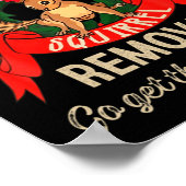 Clic Weihnachtsfilm Eichhörnchen Entfernung Urlaub Poster (Ecke)