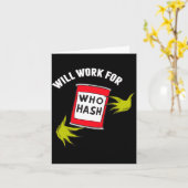 Clic Will Work For Who Hash Quote Karte (Gelbe Blume)