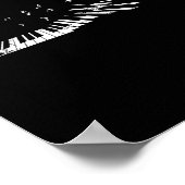 Clical Music Ano Player Gift Music Notes Ano Poster (Ecke)