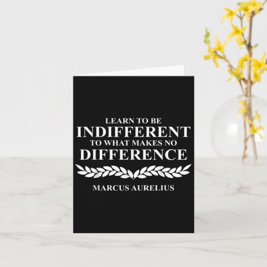 Clical Rome Stoic Philosophy Caesar Marcus Aureliu Karte (Gelbe Blume)