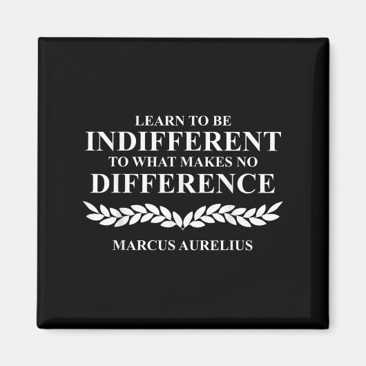 Clical Rome Stoic Philosophy Caesar Marcus Aureliu Magnet (Vorne)