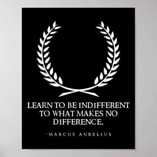 Clical Rome Stoic Philosophy Caesar Marcus Aureliu Poster (Vorne)