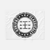 Clically Trained Car Guy Manual Transmission Stick Fleecedecke (Vorderseite (Horizontal))