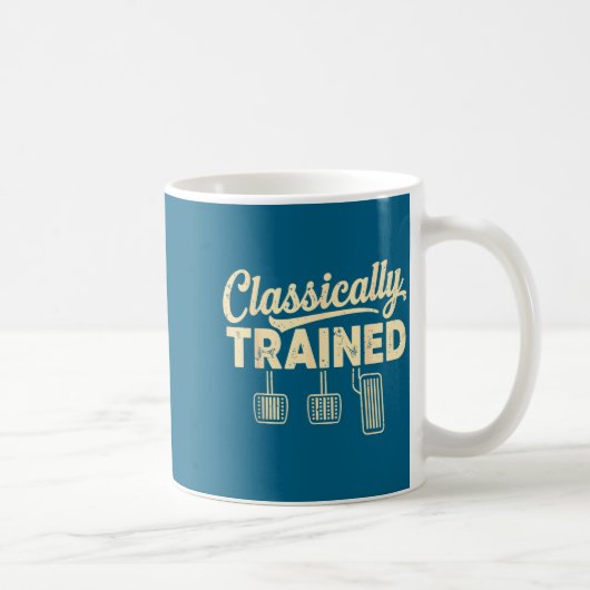 Clically Trained Retro Racing Three Pedals Manual  Kaffeetasse (Rechts)