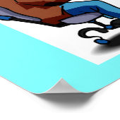 CLICHE Witz für Schriftsteller und Autoren Poster (Ecke)