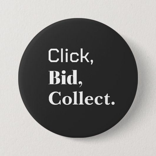 Click, Bid, Collect. Book Button (Vorderseite)