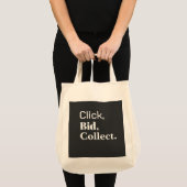 Click, Bid, Collect. Book #ClickBidCollect Tragetasche (Vorderseite (Produkt))