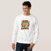Click. Buy. Repeat. — Cyber Monday Pop Art Sweatshirt (Vorne ganz)