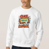Click. Buy. Repeat. — Cyber Monday Pop Art Sweatshirt (Vorderseite)