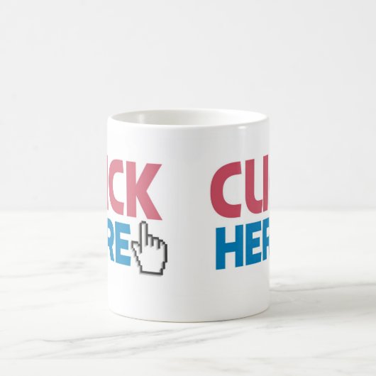 CLICK/CUCK HIER KAFFEETASSE (Mittel)