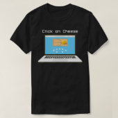 Click On Cheese Mouse Trap funny T-Shirt (Design vorne)