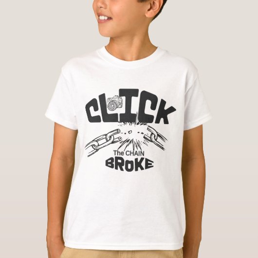 Click the chain broke T-Shirt (Vorderseite)