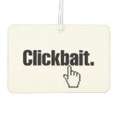 Clickbait. Autolufterfrischer (Rückseite)