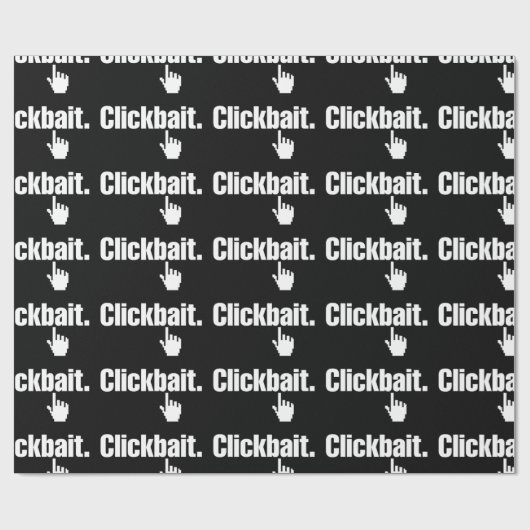 Clickbait. Geschenkpapier (Flach)