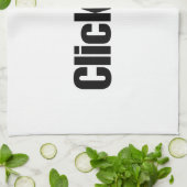 Clickbait. Geschirrtuch (Gefaltet)