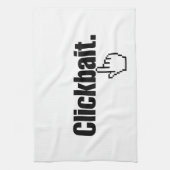 Clickbait. Geschirrtuch (Vertikal)