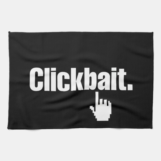 Clickbait. Handtuch (Horizontal)