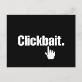 Clickbait. Postkarte (Vorderseite)
