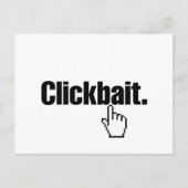Clickbait. Postkarte (Vorderseite)