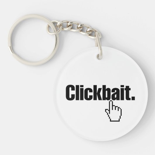 Clickbait. Schlüsselanhänger (Vorderseite)