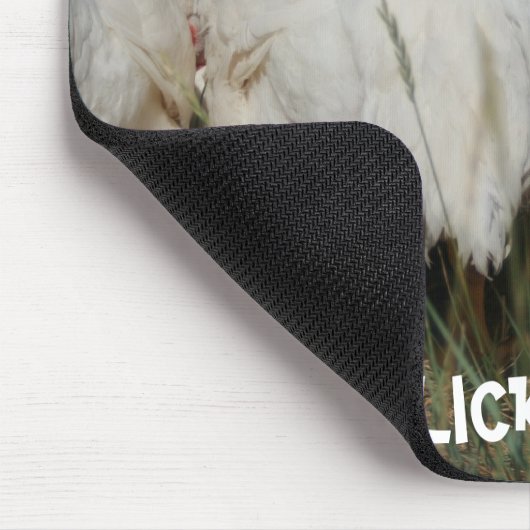 "CLICKEN" AUFLAGE MOUSEPAD (Ecke)