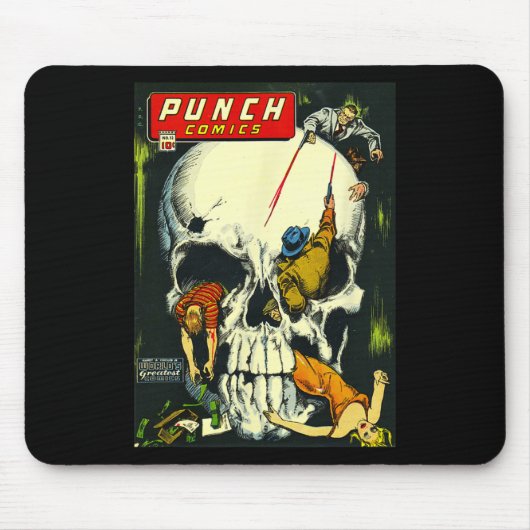 Clickmonster Poster Horror Comic Book Mousepad (Vorne)