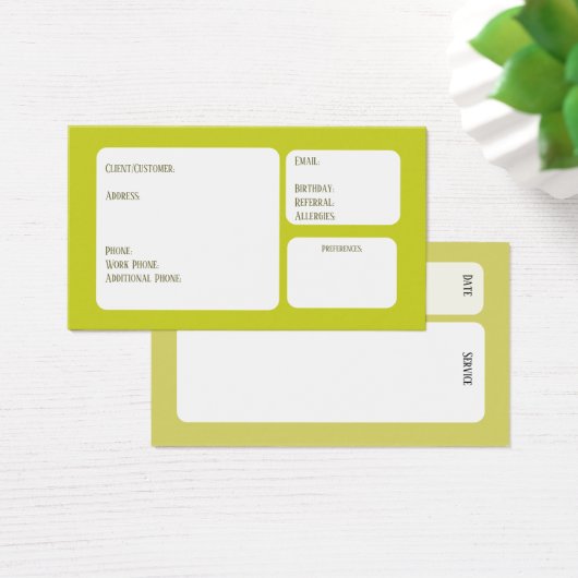 Client Card (Schreibtisch)