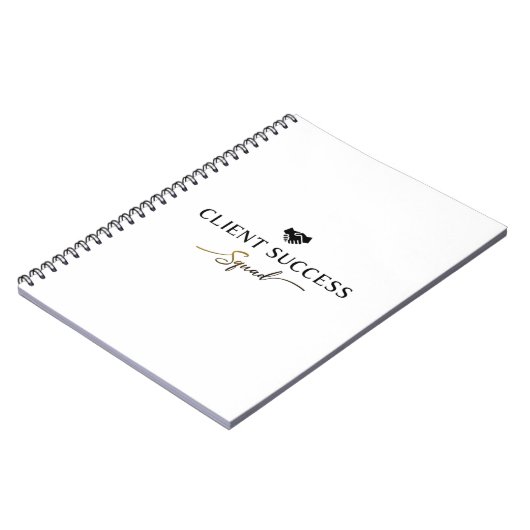 Client Success Squad - Berufliches Team Notebook Notizblock (Linke Seite)