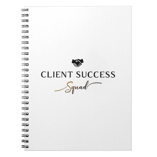 Client Success Squad - Berufliches Team Notebook Notizblock (Vorderseite)