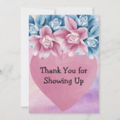 Client Thank You Card from Your Therapist – Custom Dankeskarte (Vorderseite)