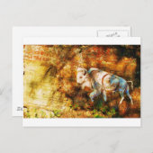 Cliff Art Postkarte (Vorne/Hinten)