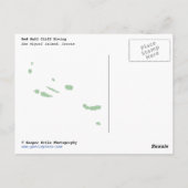 Cliff Diving Event Postkarte (Rückseite)