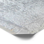 'Cliff' Graue und gelbe Abstrakte Kunst Poster dru (Ecke)