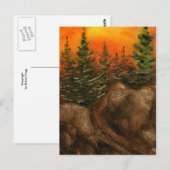 "Cliff Hanger #11" Landstraßen Postkarte (Vorne/Hinten)