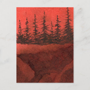 "Cliff Hanger #14" Landstraßen Postkarte