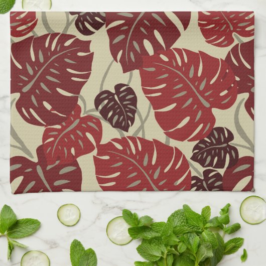 Cliff Hanger Hawaiian Kitetücher Geschirrtuch (Gefaltet)