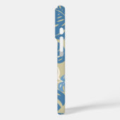Cliff Hanger Hawaiian Monstera Leaf Blue Case-Mate iPhone Hülle (Rückseite / Links)