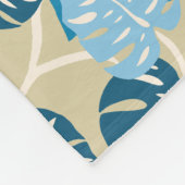 Cliff Hanger Hawaiian Monstera Leaf Fleecedecke (Ecke)